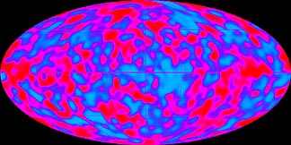 COBE image of cosmic microwave background