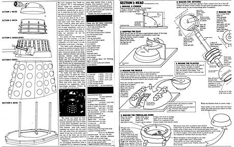 BBC blueprints for homemade Dalek. Click to view PDF