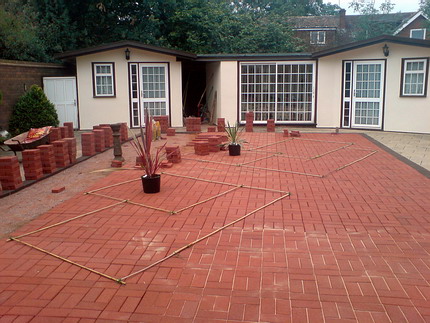 24 AUG 2008, preparations for construction