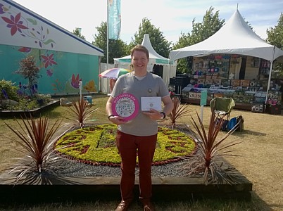 Me with awards, link to Best Flower Box details